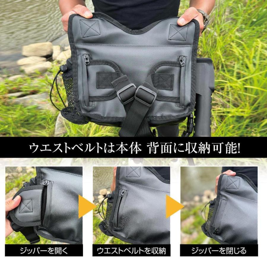 Neer フィッシングバッグ タックルバッグ ロッドホルダー付き