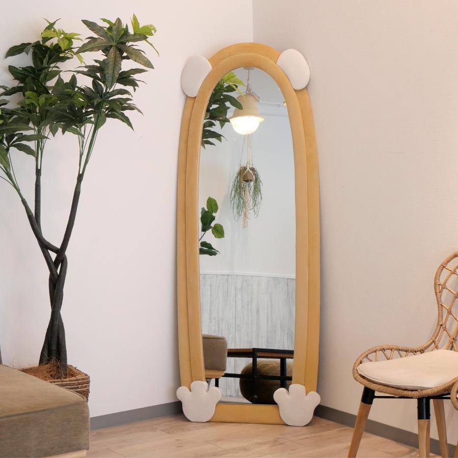 立てかけミラー 姿見 全身鏡 韓国 風 特別デザイン かわいい 姫