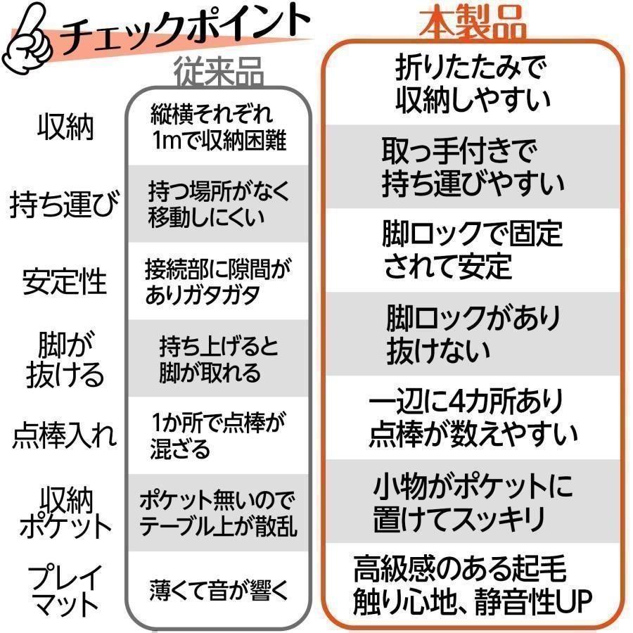 2つ折り麻雀テーブル ホワイト｜高さ調整・点棒ポケット・ドリンクホルダー付き mahjongfo002_0_2.jpg