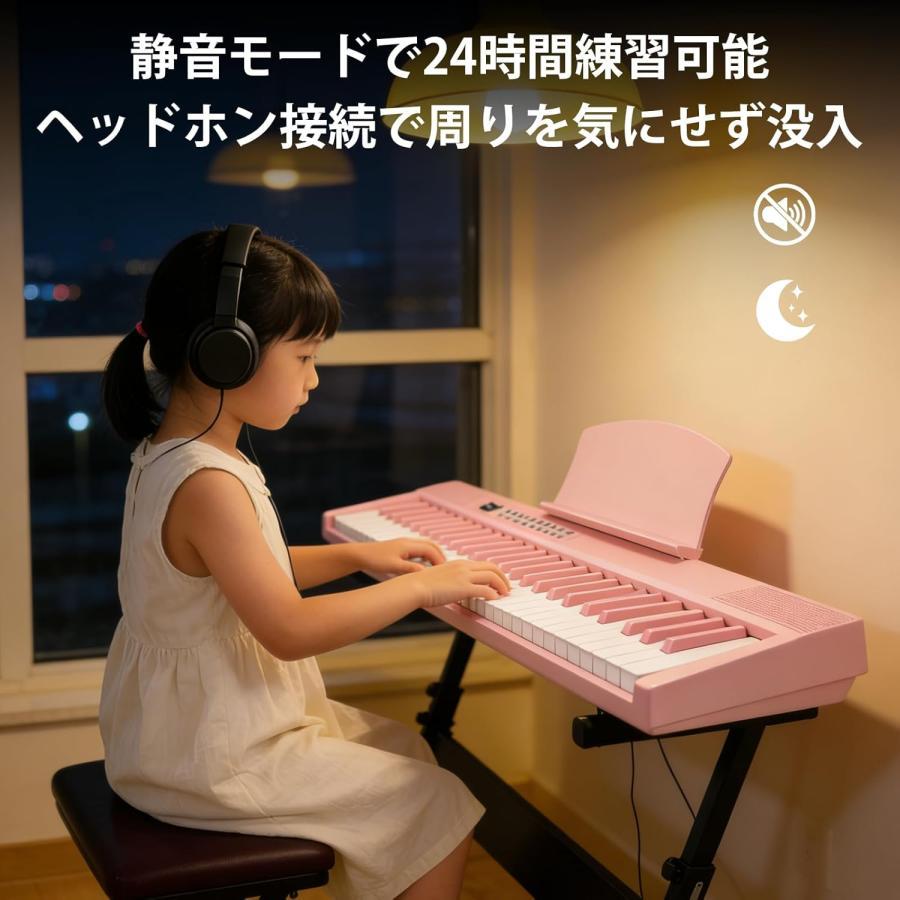 電子ピアノ 88キーボード 折り畳み Bluetooth MIDI対応(ピンク) 電子ピアノ 88鍵盤 折りたたみキーボード ピアノ piano 折り畳みピアノ