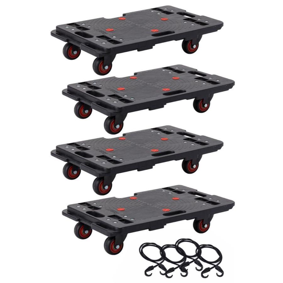 平台車 大型 連結 【4台組】 60×40.5×13cm 耐荷重600kg : Mailo Shop