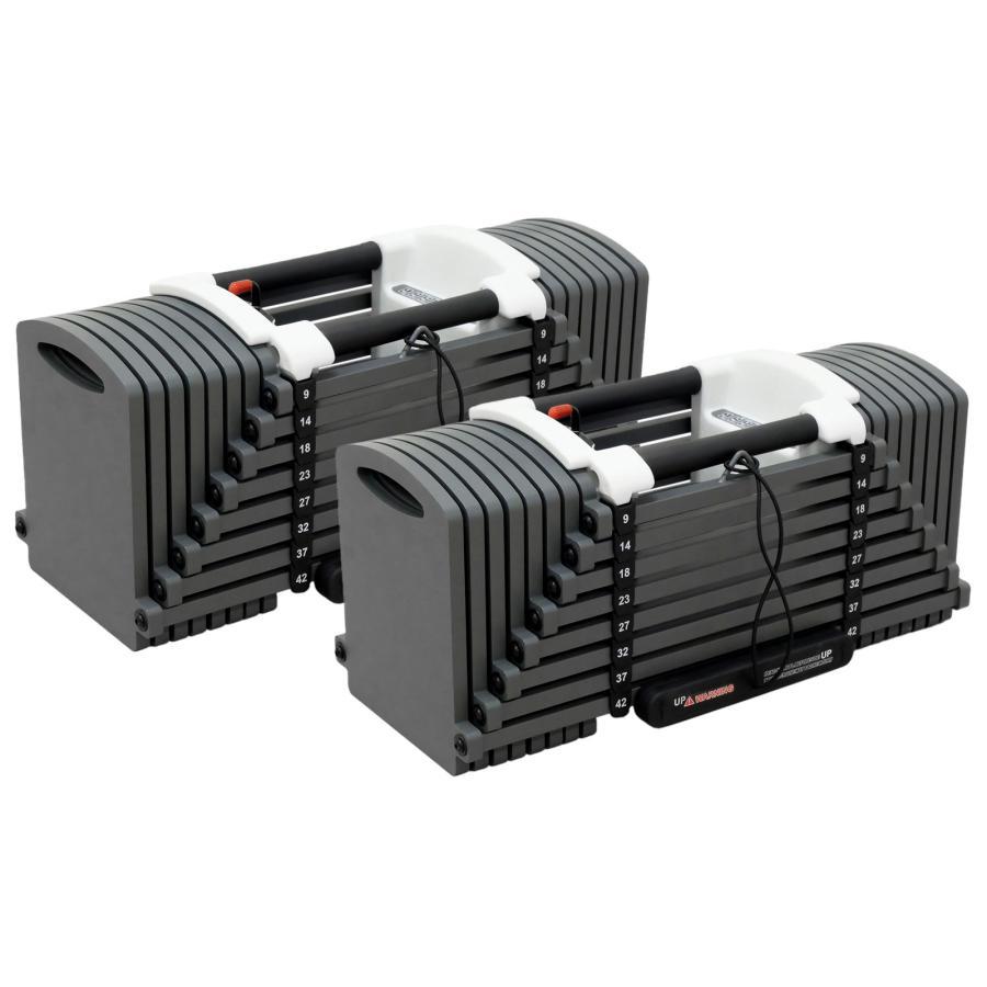パワーブロック ダンベル 可変式 20kg 40kg 30kg 40キロ 可変式ダンベル 24kg 32kg 2個セット 24段階調節 自宅トレーニング 筋トレ器具 ワンタッチ調整_16