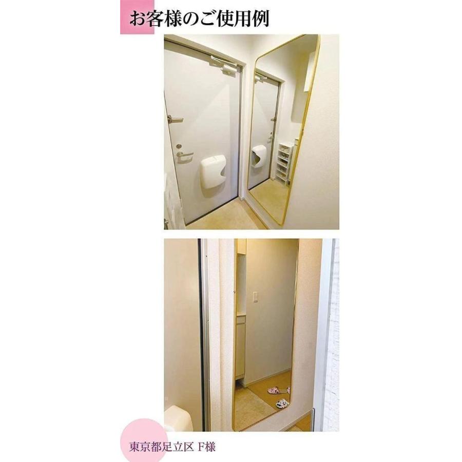 新着セール スタンドミラー 壁掛け 軽量 薄いフレーム 165cmx60cm 1524