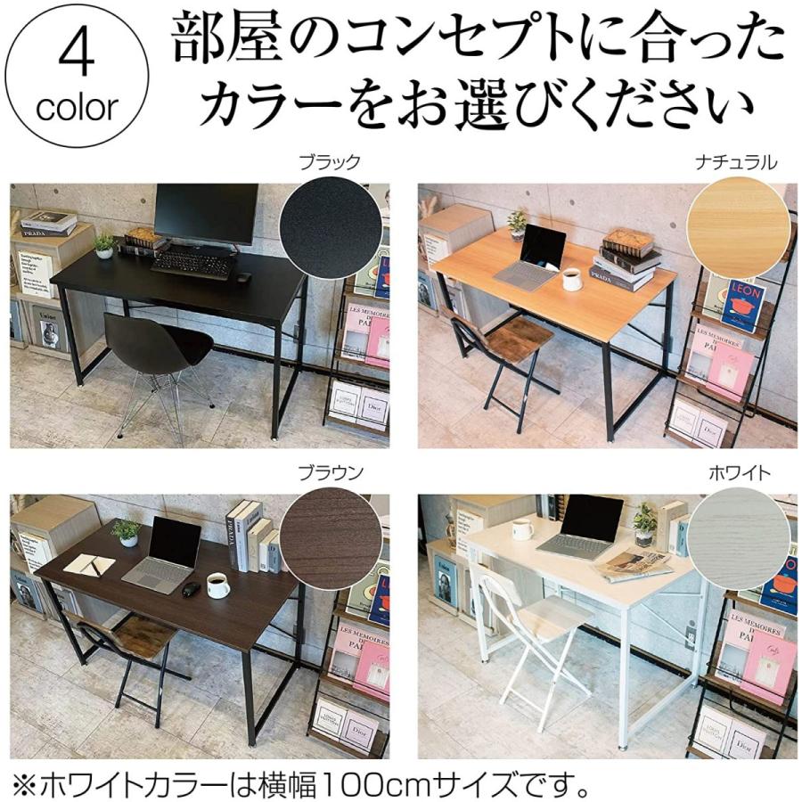 SKK パソコンデスク 180cm 奥行60cm 高さ70cm 組立簡単 マグネット対応