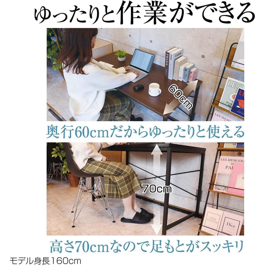 殿堂 ワークデスク パソコンデスク 180cm ブラウン 868 i9tmg.com.br