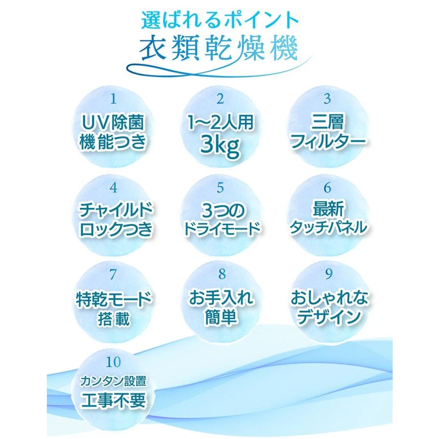 Yoquna 乾燥機 衣類 衣類乾燥機 3kg ヨクナ 乾燥機 日本製 衣類乾燥