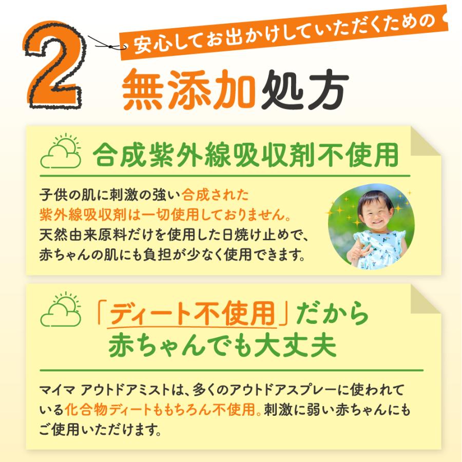 公式 送料無料 マイマ Uv 日焼け止め 赤ちゃん用 アウトドアミスト 1ml Uvミスト 子供 虫除け Maima キッズ 無添加 アイテム勢ぞろい Uvスプレー ベビー キャンプ 国産
