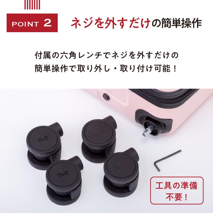 スーツケース 交換用キャスター 単品キャスター スペアキャスター 予備