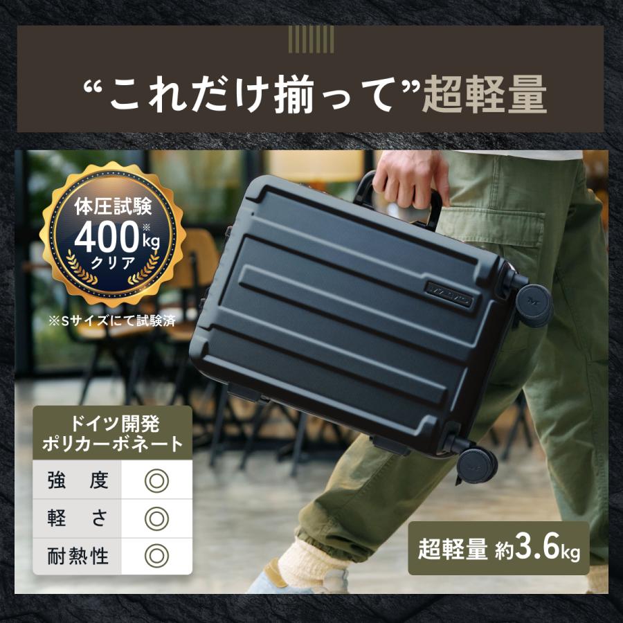 MAIMO 爆買荷物を守るアルミフレーム スーツケース MAIMO BIZTECT 機内