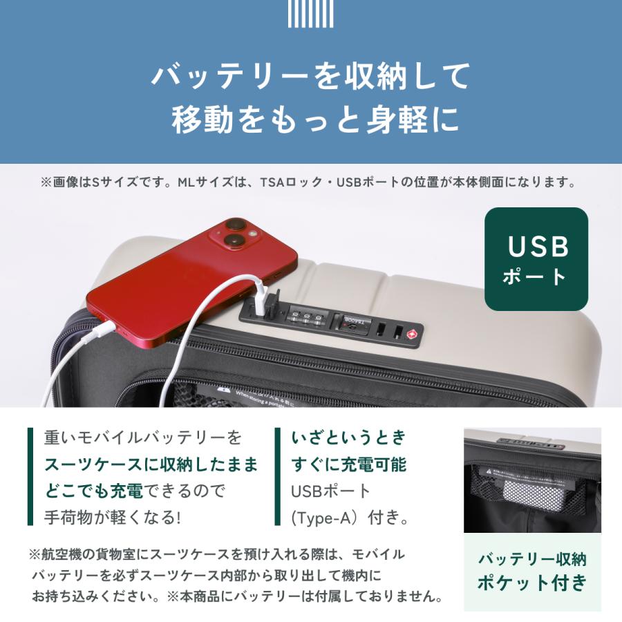 MAIMO スーツケース Sサイズ 機内持ち込み キャリーケース キャリーバッグ 超軽量 静音  HINOMOTO ストッパー 超静音キャスター 旅行 ビジネス 出張 USBポート｜maimojapan-888｜11