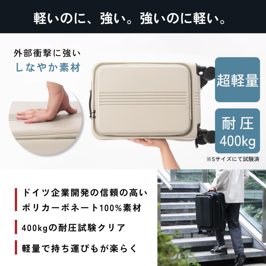 MAIMO 爆買フロントオープン スーツケース MAIMO STAND U スペア