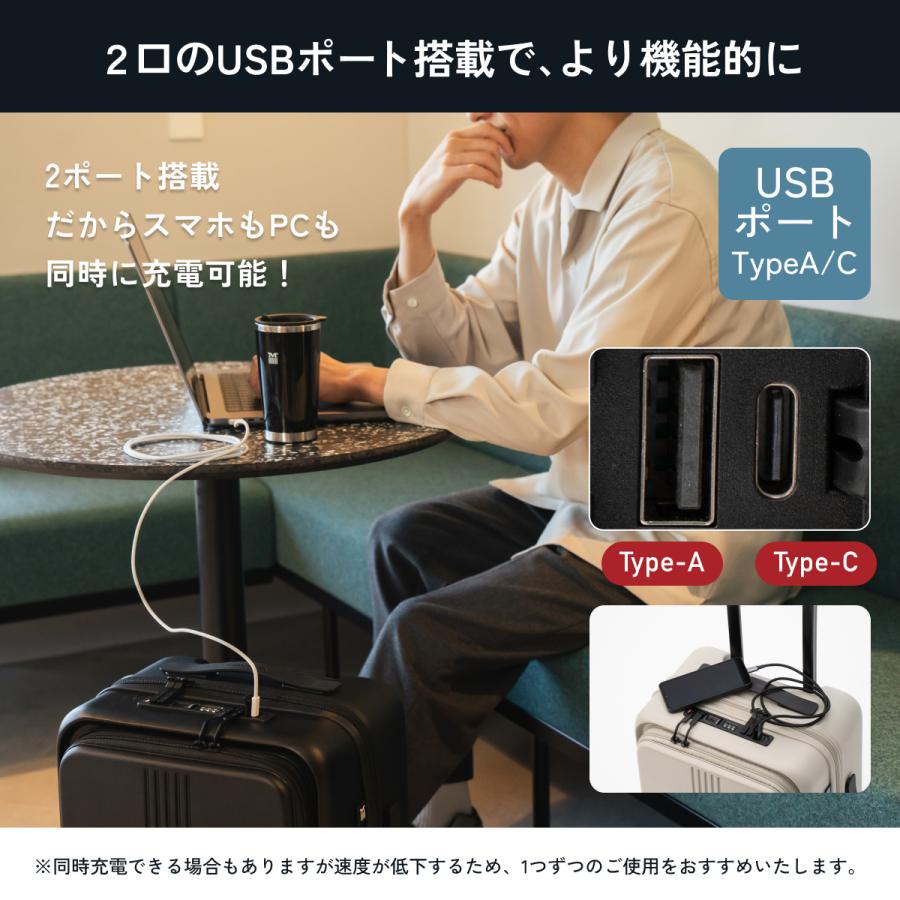 MAIMO フロントオープン 拡張機能 スーツケース 機内持ち込み SSサイズ
