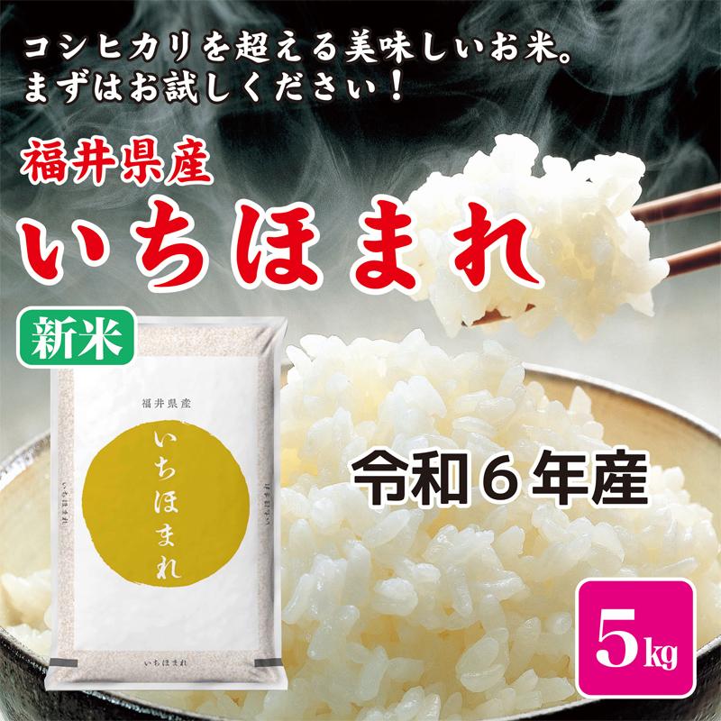 令和6年産 お米 米 5kg 福井県産 いちほまれ 福井県米 : まい