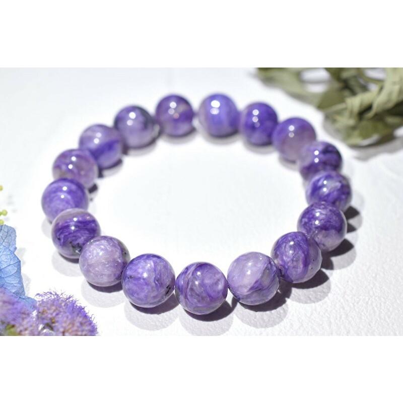 高品質 チャロアイト ブレスレット エンジェルシリカ 12mm 希少  