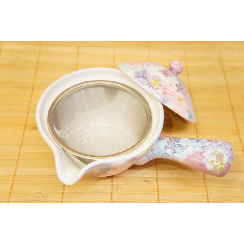 新品・未使用】工房ゆずりは紅彩京花平急須記念品プレゼントティータイム