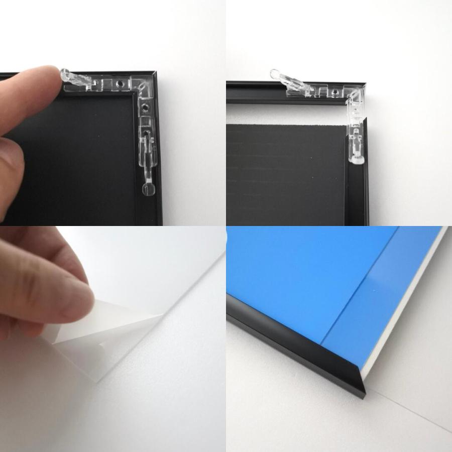 黒フレーム アート ポスター額　3種 黒フレーム アート ポスター額 3種 楽天市場】【フレーム付 アート