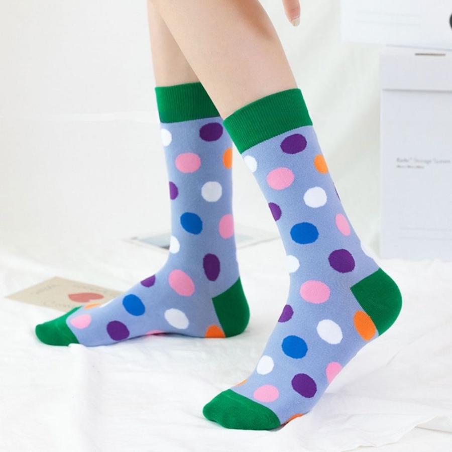 靴下 カラフル ドット柄 ソックス DOT 水玉模様 レディース 総柄 くつ下 かわいい オシャレ |  | 10