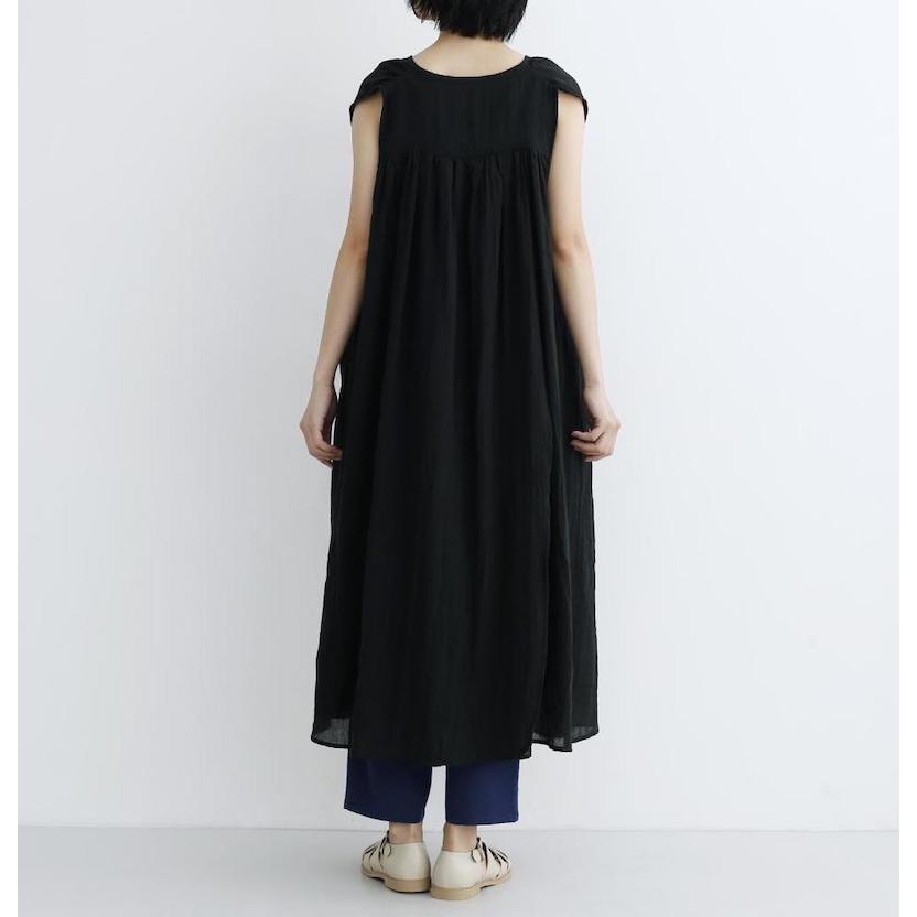 Merlot Ikyu メルローイキュウ ノースリーブ ギャザー ロング ワンピース 3184 レディース サイズ シャツワンピース ナチュラル 羽織り Ikyu3184 Md Store 通販 Yahoo ショッピング