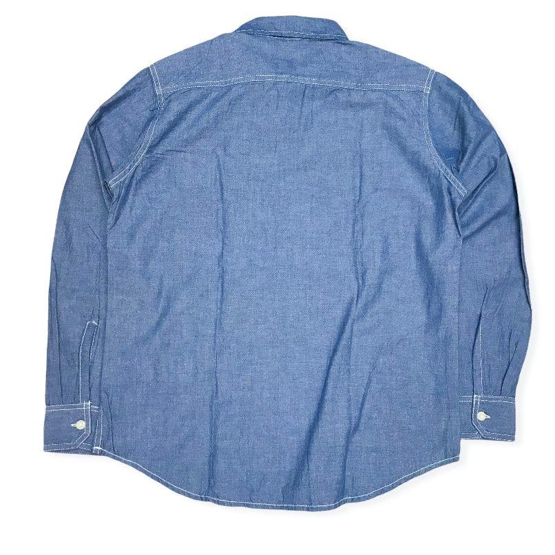 送料無料 CAMCO【カムコ】2 CHAMBRAY PULL L/S 長袖 プルオーバー シャンブレーシャツ ワークシャツ  メンズ(男性用)【smtb-m】｜maine1988｜08