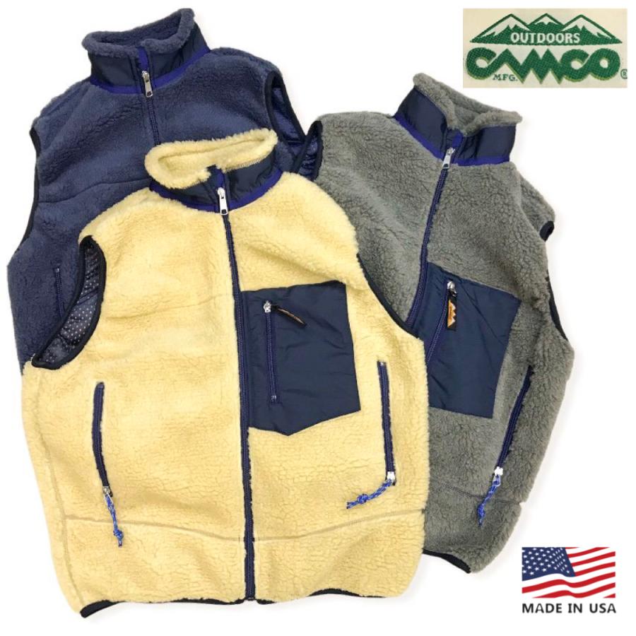 アメリカ製 送料無料 CAMCO【カムコ】FLEECE VEST フリース ベスト
