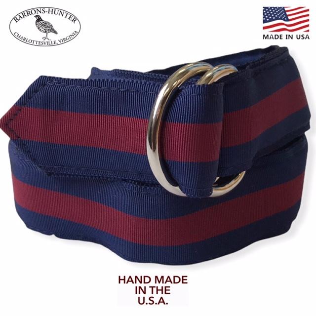 都内で アメリカ製 メンズ 男性用 Nvy Burg リボンベルト ハンター Belt Hunter バロンズ Barrons 送料無料 ベルト サイズ Lサイズ バックル含まず 約125cm Zernotok Com