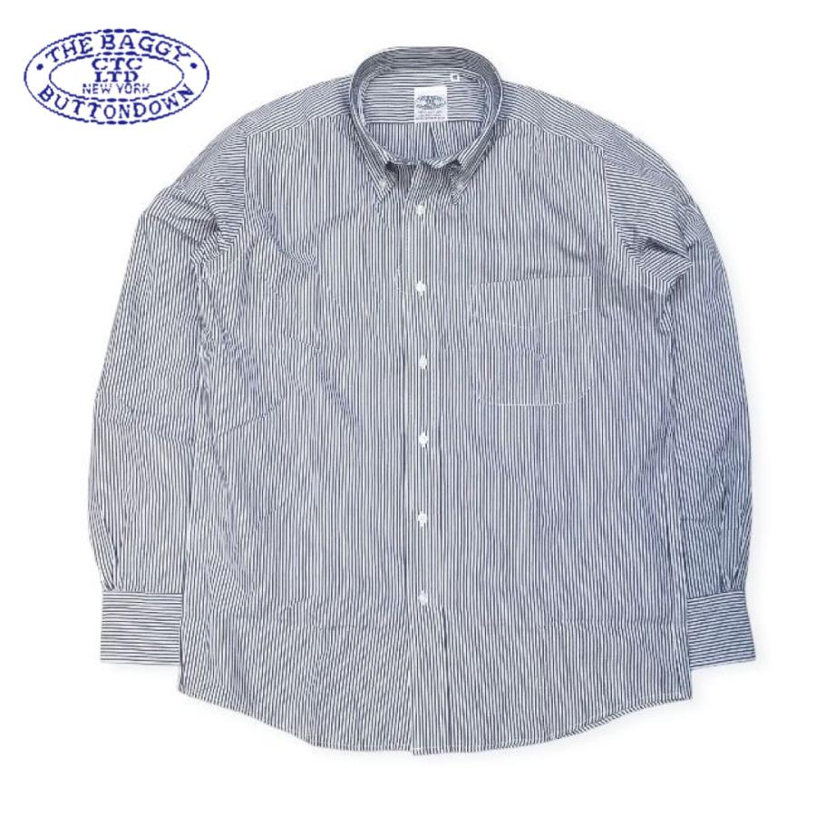 送料無料 BAGGY 【バギー】 2 BROAD L/S B.D 長袖 ストライプ ブロード