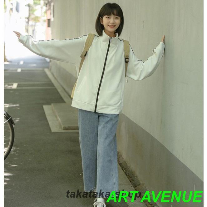 ホワイト ジップアップジャケット レディース DIESEL（ディーゼル）の「レディース ジップアップ スウェット