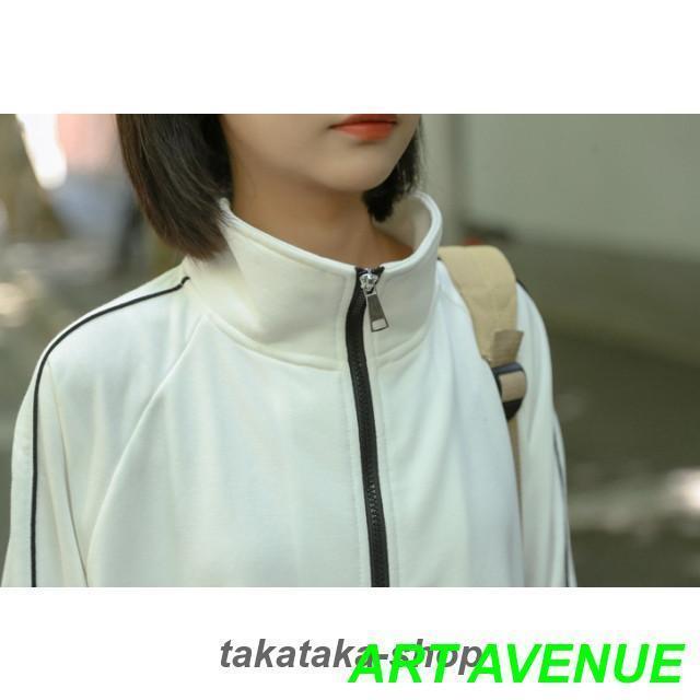 ジップアップ ジャケット ライン ブルゾン レディース アウター