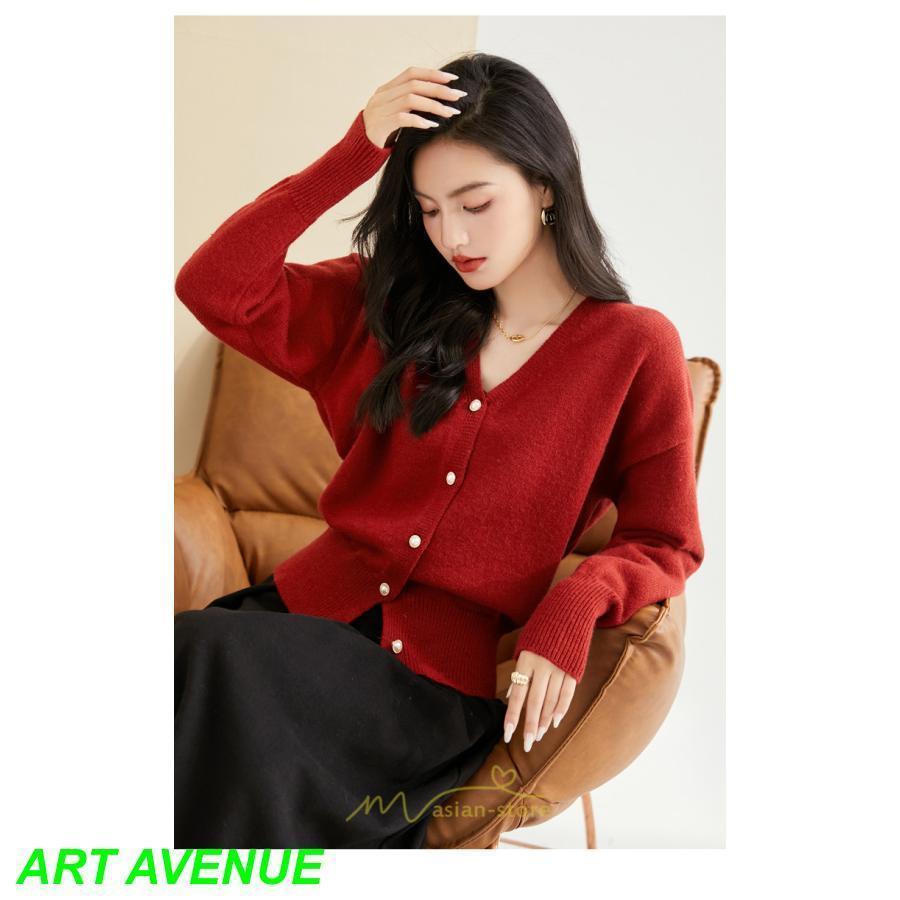 PAULE KA 赤 長袖カーディガン Mとワンピースセット PAULE KA 赤 長袖カーディガン Mとワンピースセット フラワー