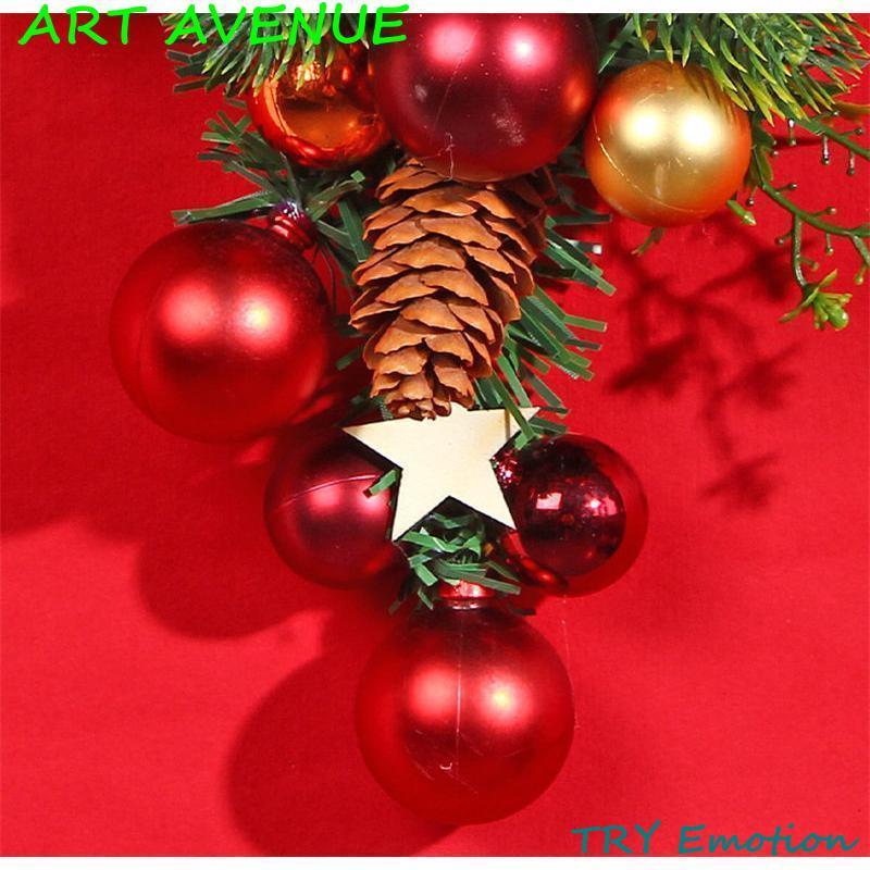 クリスマスリース クリスマス飾り付け 玄関ドア 花 フラワーリース