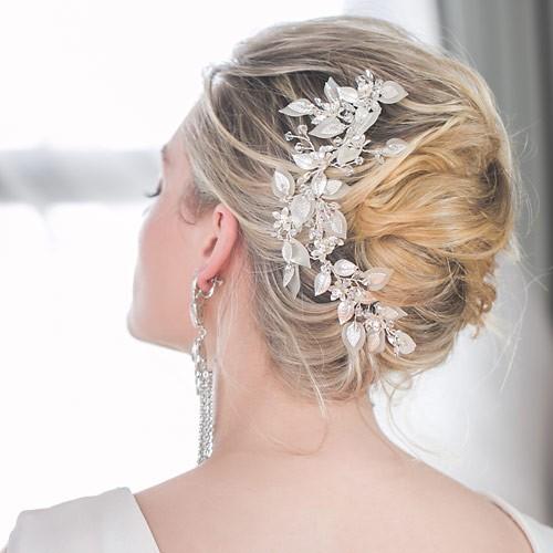 新しいコレクション エルムヘッドドレス シルバー Mimi Cannelle ミミ キャネル 花 フラワー リーフ 透け感 ヘアアクセ ナチュラル ブライダル 日本製 Zoetalentsolutions Com