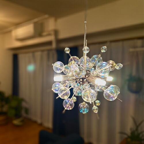 バブルシャンデリアミニ4灯 4灯 バブルシャンデリア BALLON micro (バロンミクロ) | 照明専門店 MU
