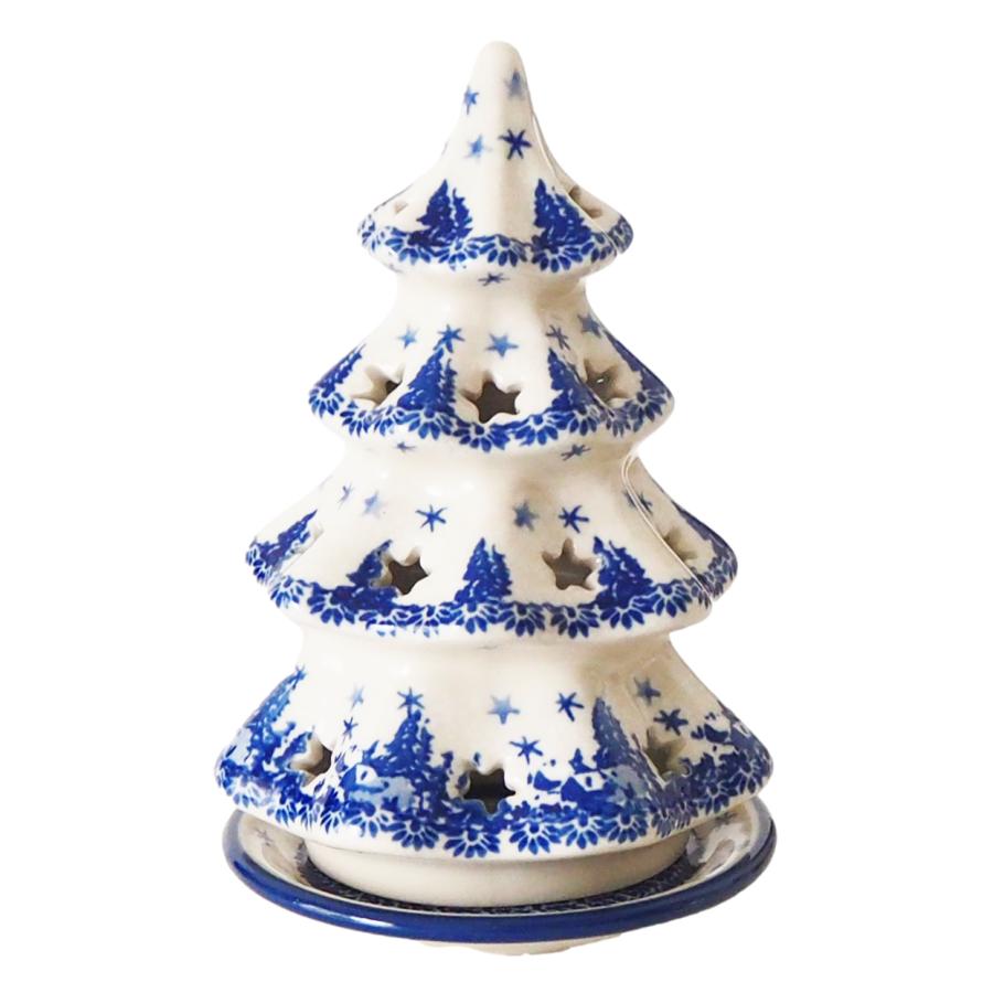 Ceramika Artystyzna クリスマスツリー (17.5cm) キャンドル