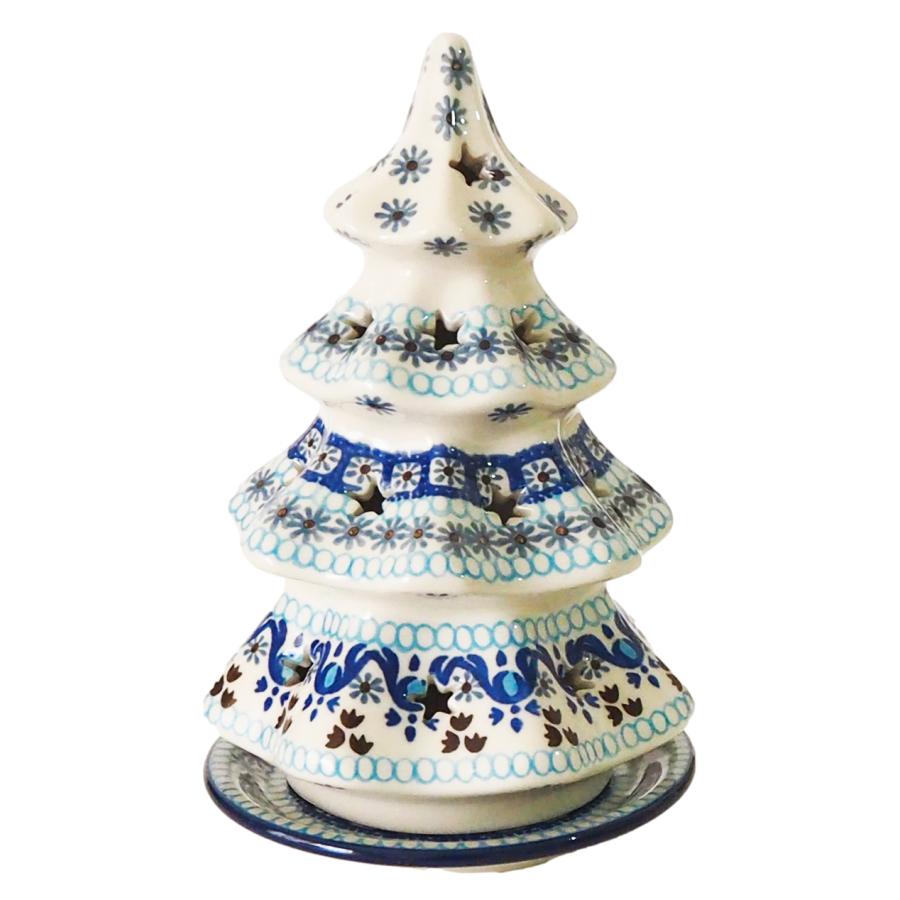 【新品未使用】キャンドルツリー W944-123 Ceramika Artystyzna クリスマスツリー (20cm) キャンドルホルダー