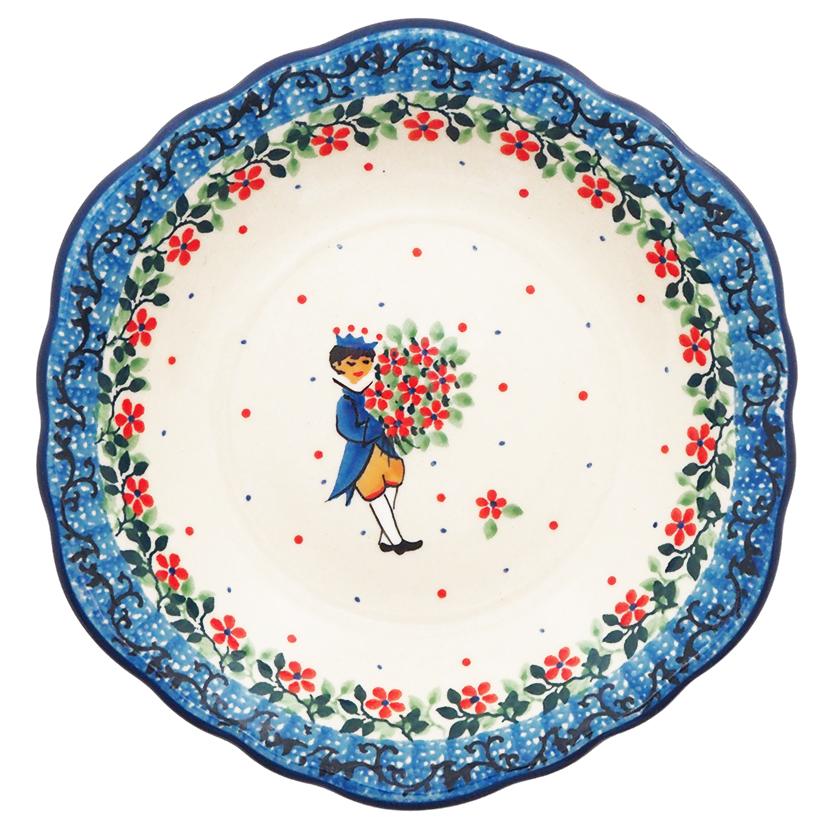 Ceramika Artystyzna 17cm フリルプレート U4825U3(2)ポーリッシュ  