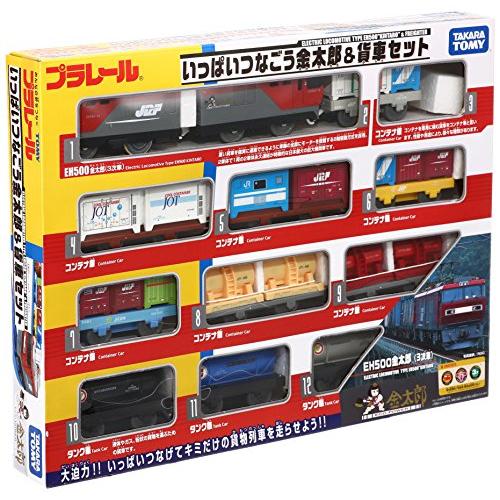 タカラトミー プラレール コンテナセット タカラトミーTAKARA TOMY プラレール いっぱいつなごう 金太郎&貨車