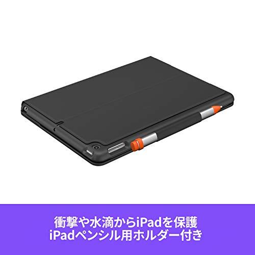 ロジクール iPad 10.2 インチ 対応 第9世代 第8世代 第7世代 キーボード iK1055BK グラファイト SLIM FOLIO 薄型 Bluetooth キーボード一体型 ケース｜maison-m｜05