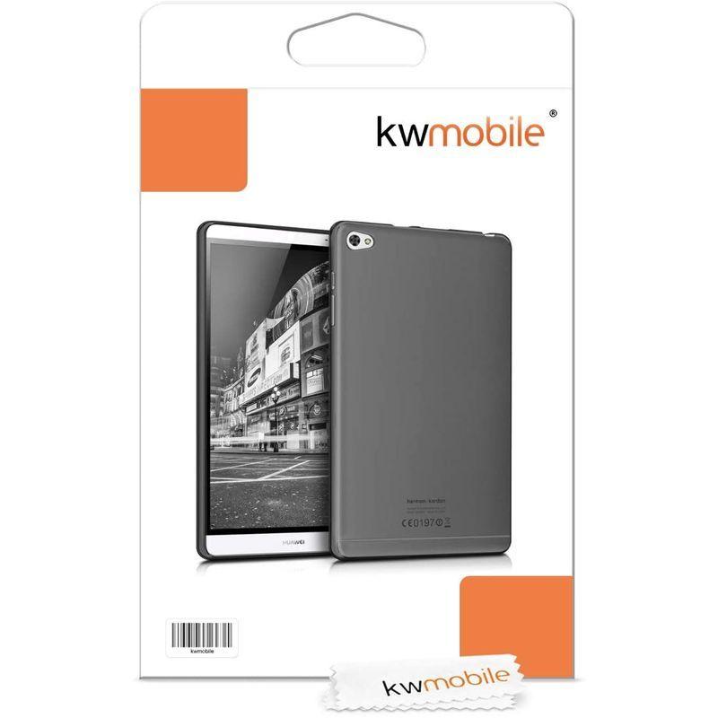 kwmobile 対応: Huawei MediaPad M2 8.0 ケース - タブレットカバー - TPU シリコン 保護 黒色/透明  【翌日発送可能】