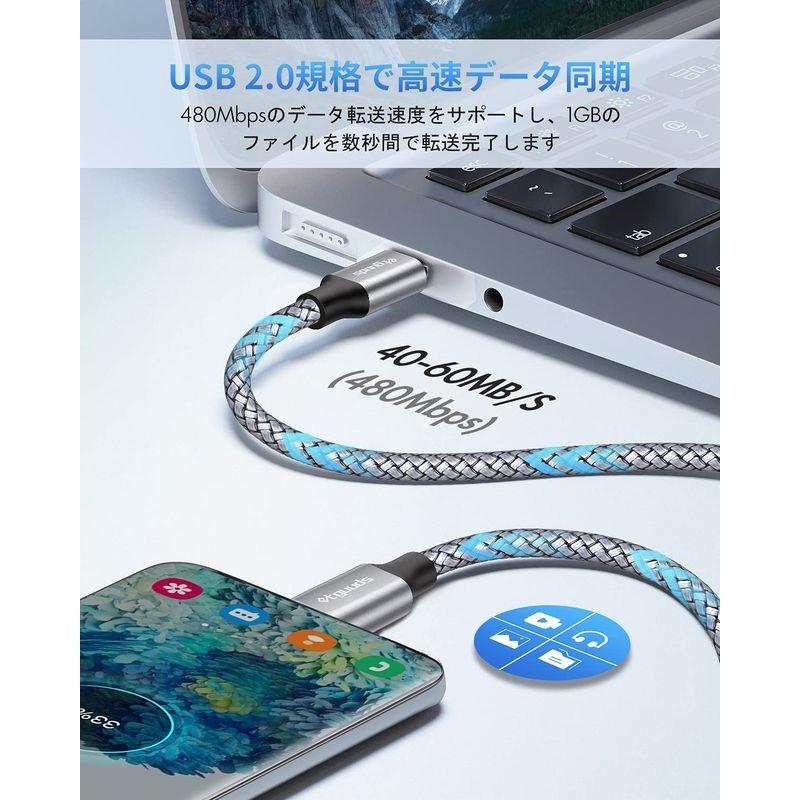 1m 2本USB C to C ケーブル PD対応 60W 急速充電 Type C to Type C ケーブル 超高耐久 pZXpk5Z7gb,  スマホ、タブレット、パソコン - aucklandglaziers.co.nz