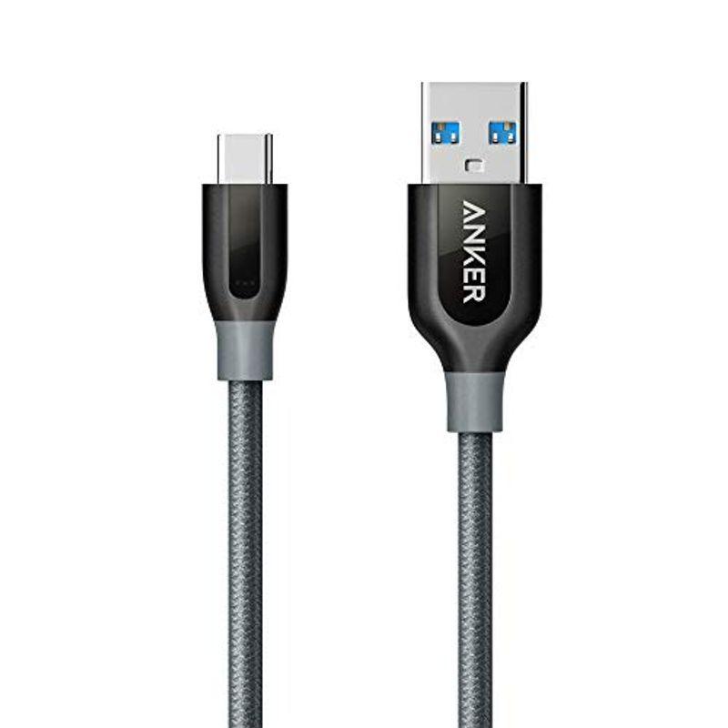 Anker PowerLine+ USB-C USB-A 3.0 ケーブル (0.9m グレー) Galaxy S10 / S10+ / (お得な特別割引価格) Anker PowerLine+ USB-C USB-A 3.0 ケーブル (0.9m グレー) Galaxy S10 / S10+ / (お得な特別割引価格)
