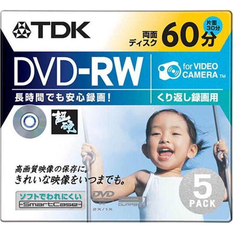 専門ショップ TDK DVD-RW60HCM スマートケース入り5枚パック 両面記録60分カラーリングミックス 超硬DVD-RWビデオカメラ用(8cm)  CDメディア - ternamedical.org