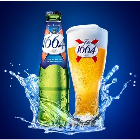 1664 クローネンブルグ プレミアムラガービール 250ml 5.5% : メゾンド
