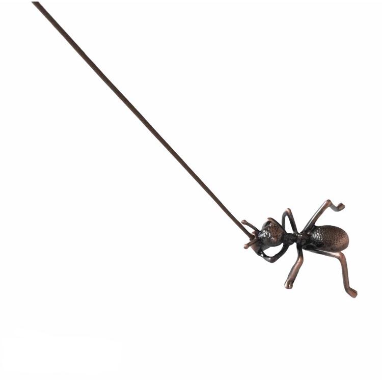 蟻さんお香立て　彫刻　銅　スティック香用｜maisondeyumuro