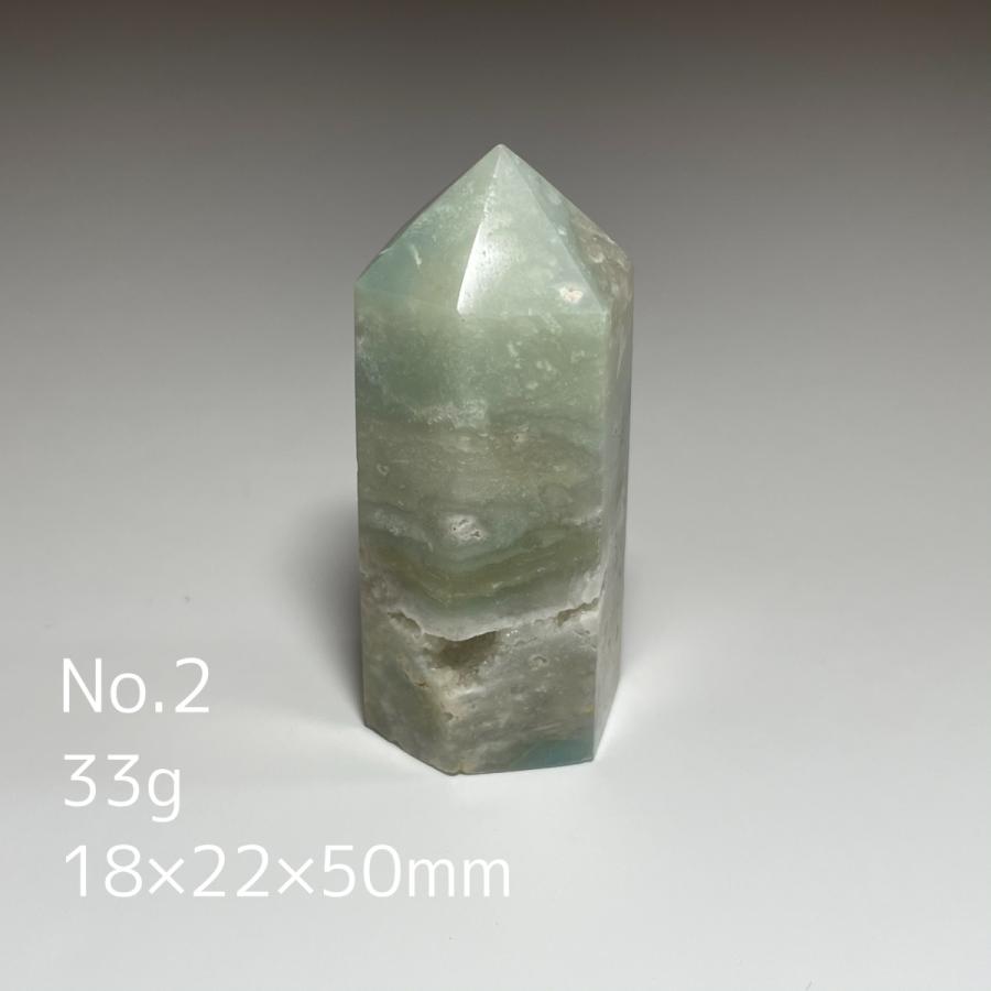 カリビアンブルーカルサイト ポイント カリビアンカラー ブルー 天然石