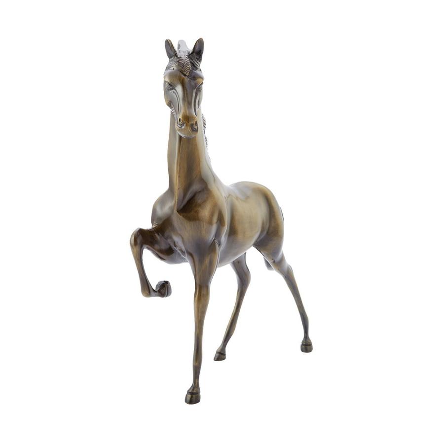 スペイン製 真鍮 オーナメント ウマ 幅46cm / 馬 置物 オブジェ スペイン製 真鍮 オーナメント ウマ 幅46cm / 馬 置物 オブジェ