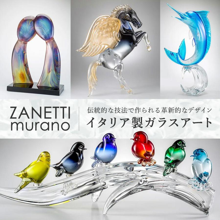 Zanetti Murano ガラス製鳥の置物 ZANETTI MURANO ヴィンテージ