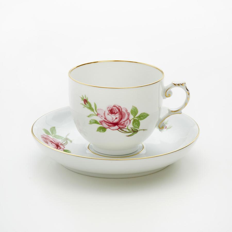 【中古品】【フュルステンベルク】（Fürstenberg） フュルステンベルク カップ＆ソーサー ローズ / FURSTENBERG カップ