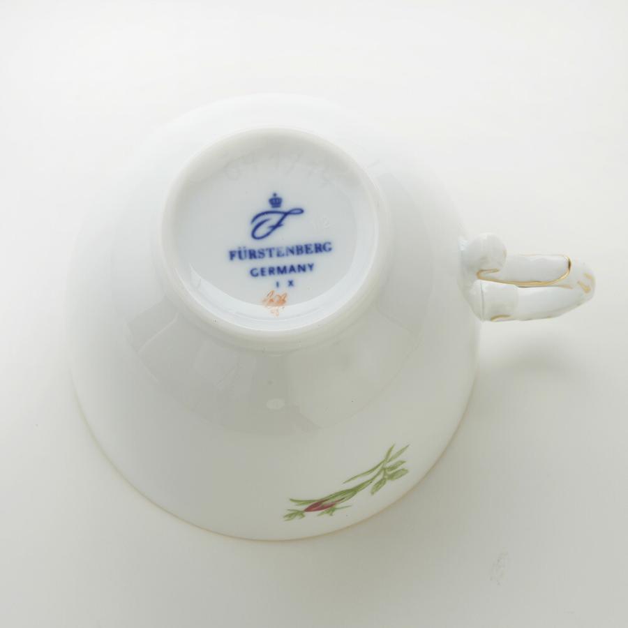 【中古品】【フュルステンベルク】（Fürstenberg） フュルステンベルク カップ＆ソーサー ローズ / FURSTENBERG カップ
