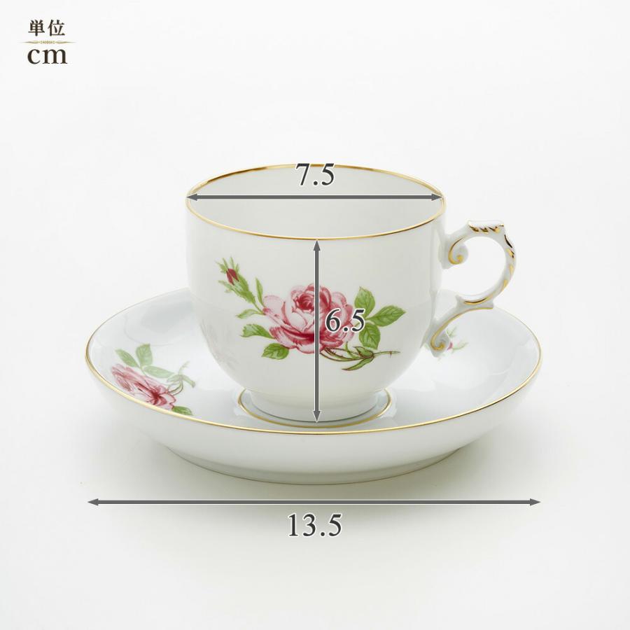 【中古品】【フュルステンベルク】（Fürstenberg） フュルステンベルク カップ＆ソーサー ローズ / FURSTENBERG カップ