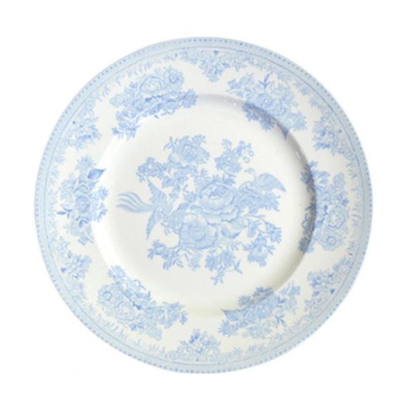 Burleigh バーレイ ブルーアジアンティックフェザンツ プレート 17.5cm